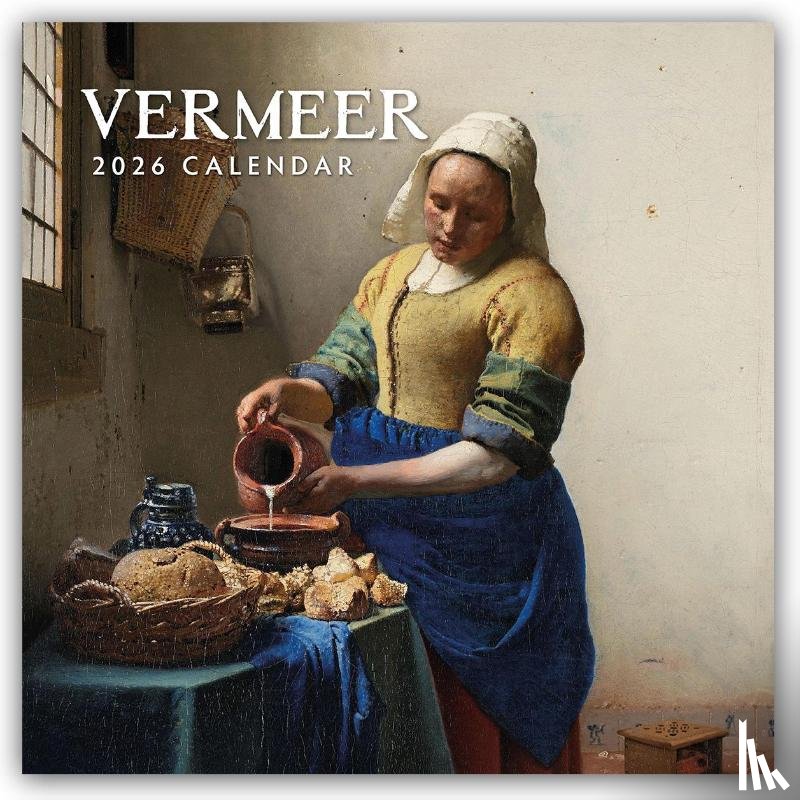 Red Robin - Vermeer 2026 Square Wall Calendar