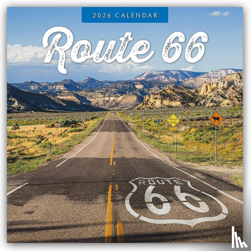 Red Robin - Route 66 2026 Square Wall Calendar