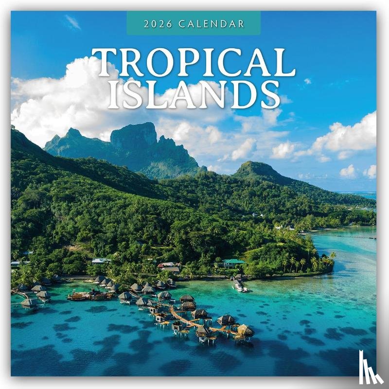 Red Robin - Tropical Islands 2026 Square Wall Calendar