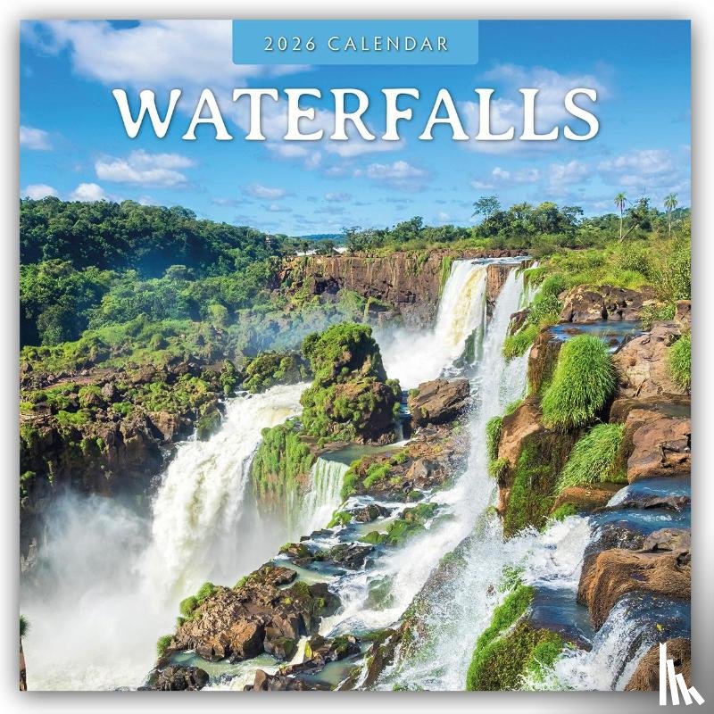 Red Robin - Waterfalls 2026 Square Wall Calendar
