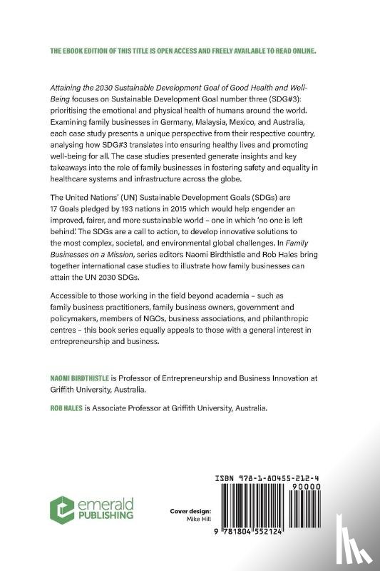  - Attaining the 2030 Sustainable Development Goal of Good Health and Well-Being