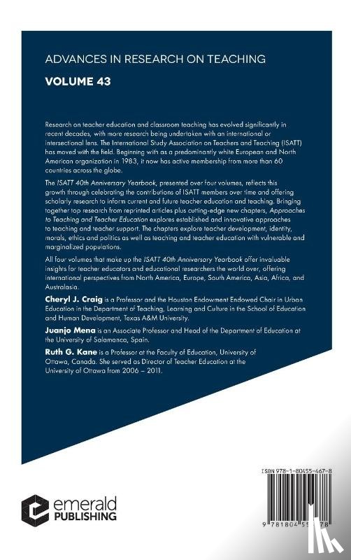  - Approaches to Teaching and Teacher Education