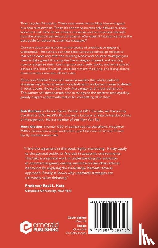 Docters, Rob (Abbey LLP, Gieskes, Hans - Ethics and Hidden Greed
