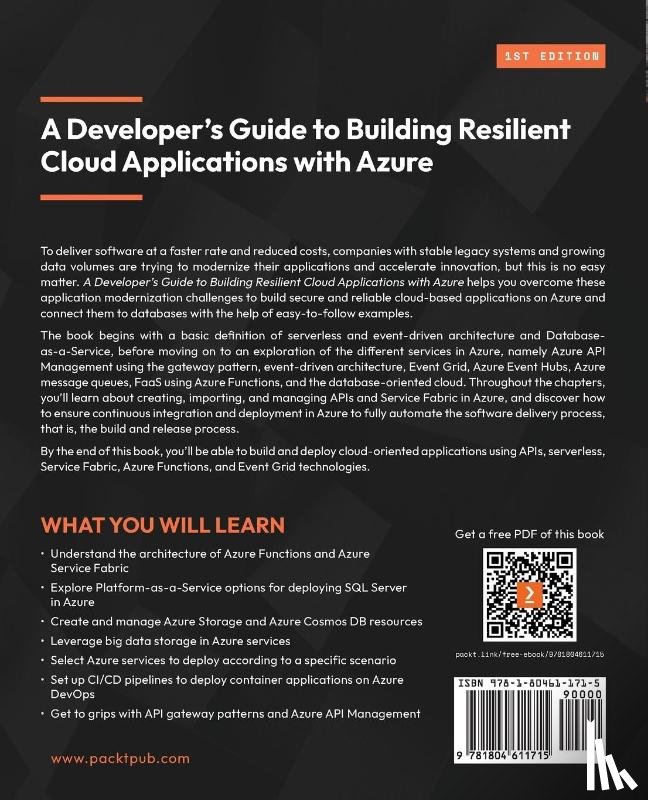 Trabelsi, Hamida Rebai, Lalonde, Lori - A Developer's Guide to Building Resilient Cloud Applications with Azure
