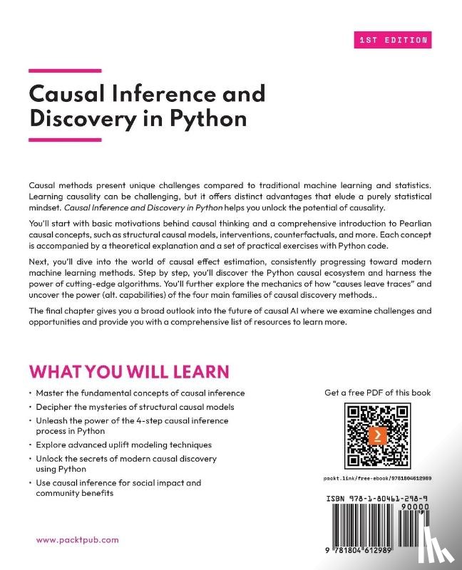 Molak, Aleksander - Causal Inference and Discovery in Python