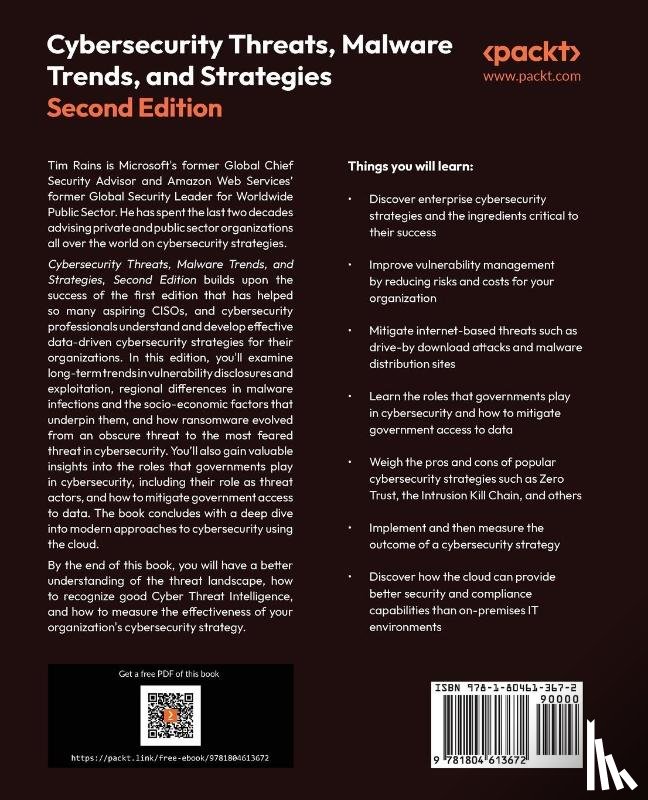 Rains, Tim - Cybersecurity Threats, Malware Trends, and Strategies - Second Edition