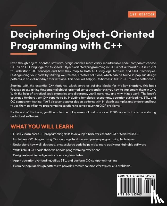Kirk, Dorothy R. - Deciphering Object-Oriented Programming with C++