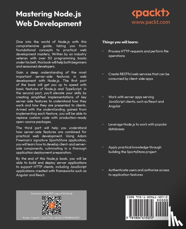 Freeman, Adam - Mastering Node.js Web Development