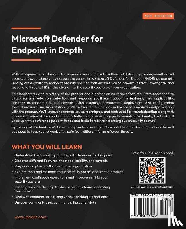 Huijbregts, Paul, Anich, Joe, Graves, Justen - Microsoft Defender for Endpoint in Depth