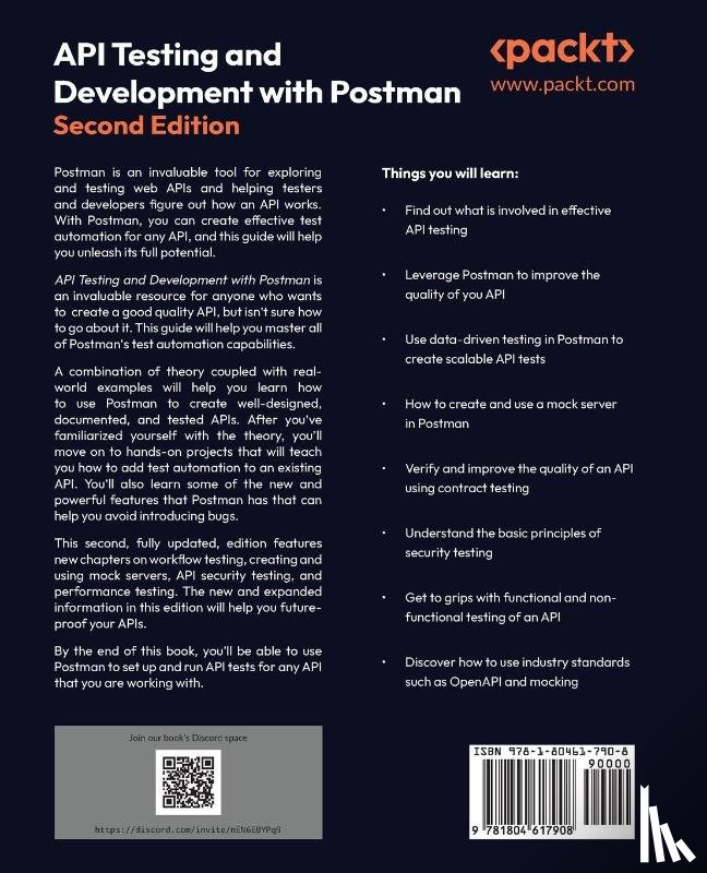 Westerveld, Dave - API Testing and Development with Postman - Second Edition