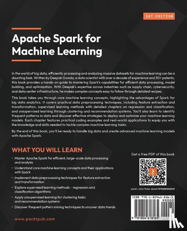 Gowda, Deepak - Apache Spark for Machine Learning