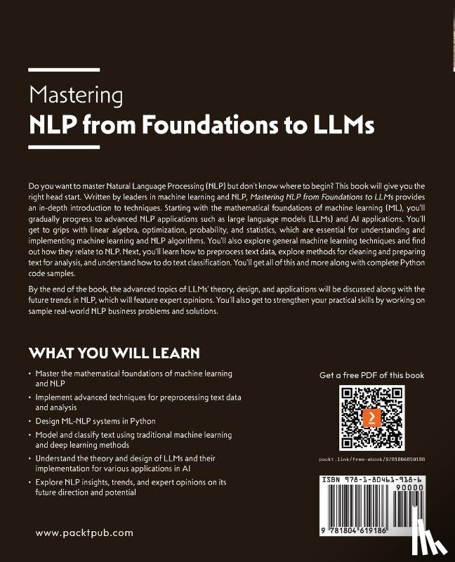 Gazit, Lior, Ghaffari, Meysam - Mastering NLP from Foundations to LLMs