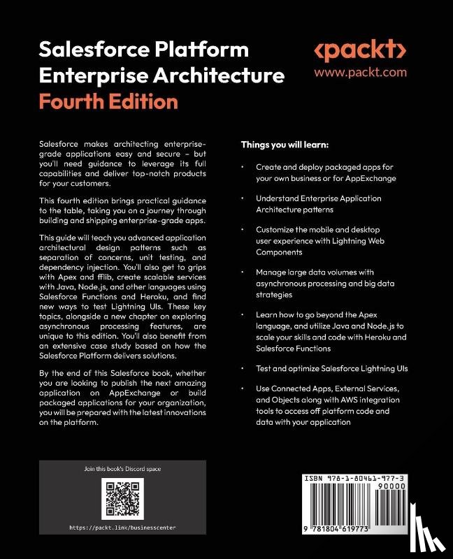 Fawcett, Andrew - Salesforce Platform Enterprise Architecture - Fourth Edition