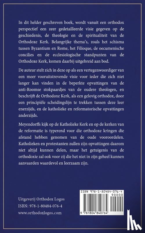 Meyendorff, Jean - De Orthodoxe Kerk: Verleden en heden