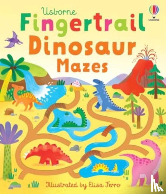 Brooks, Felicity - Fingertrail Dinosaur Mazes