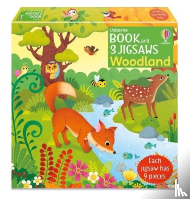 Taplin, Sam - Usborne Book and 3 Jigsaws: Woodland