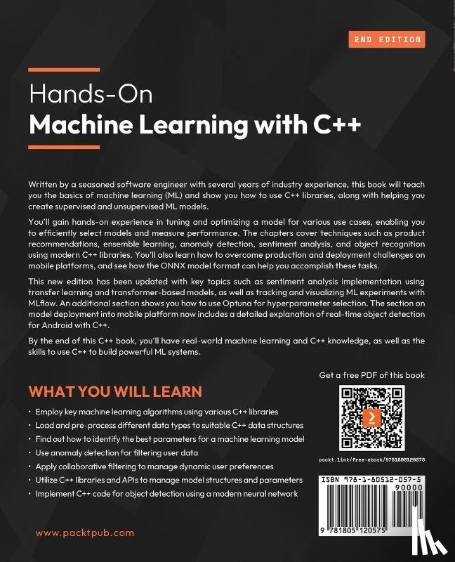 Kolodiazhnyi, Kirill - Hands-On Machine Learning with C++ - Second Edition