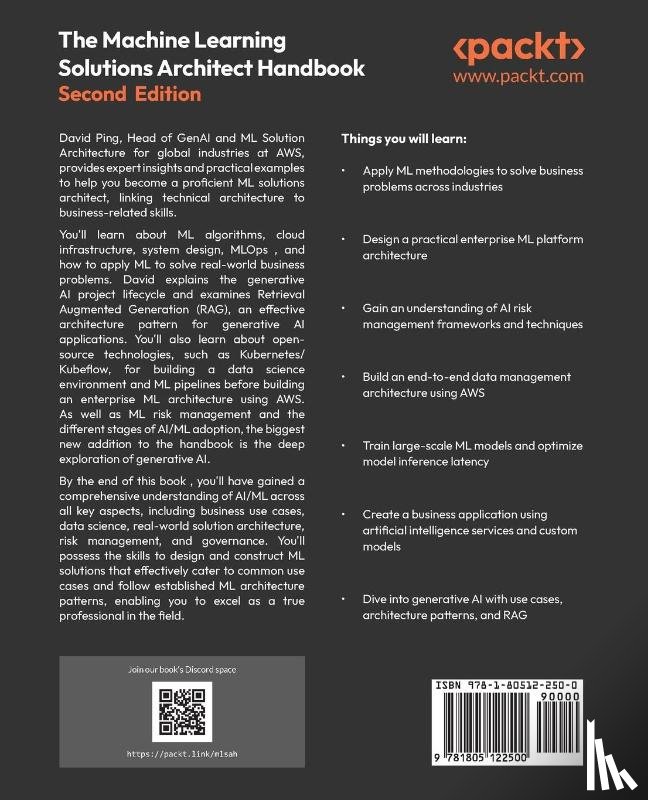 Ping, David - The Machine Learning Solutions Architect Handbook - Second Edition