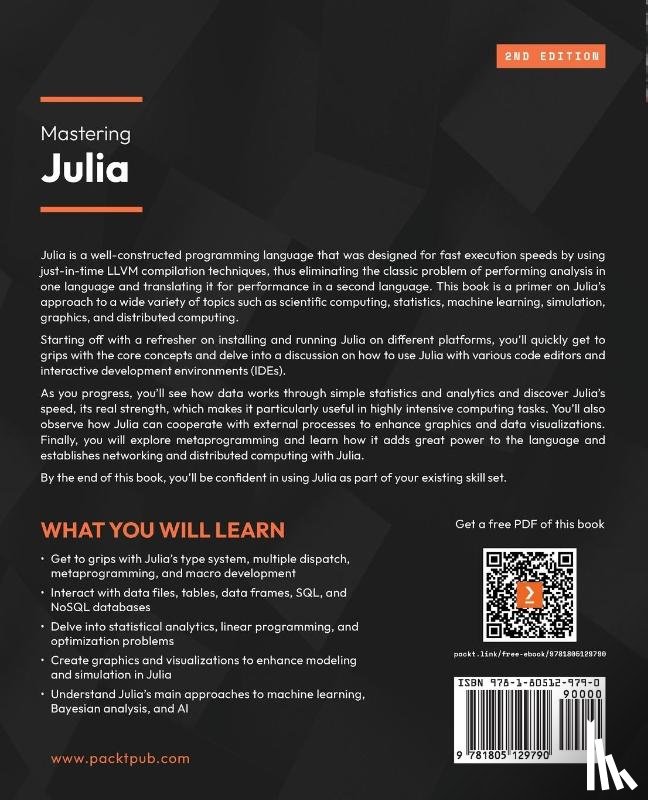 Sherrington, Malcolm - Mastering Julia - Second Edition