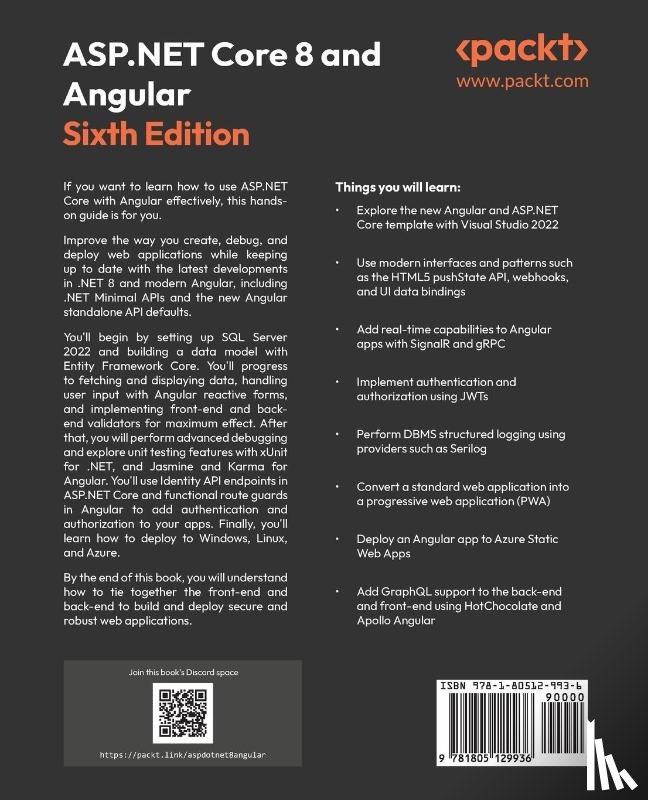 Sanctis, Valerio de - ASP.NET Core 8 and Angular - Sixth Edition