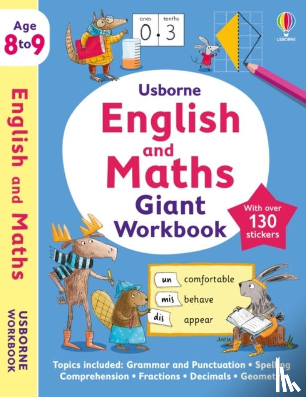 Usborne - Usborne English and Maths Giant Workbook 8-9