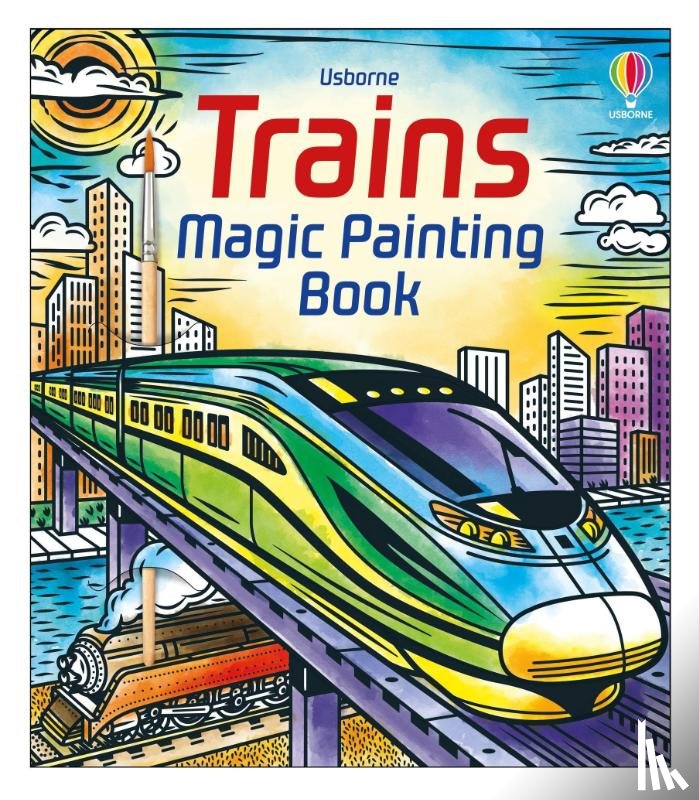 Baer, Sam - Trains Magic Painting Book