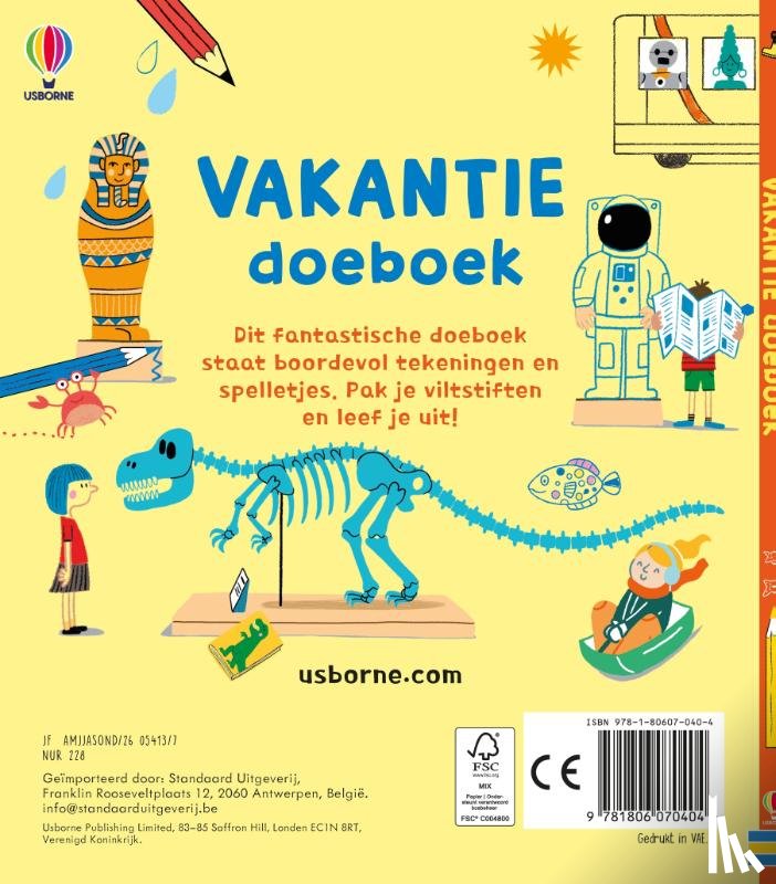 Gilpin, Rebecca - Vakantie doeboek