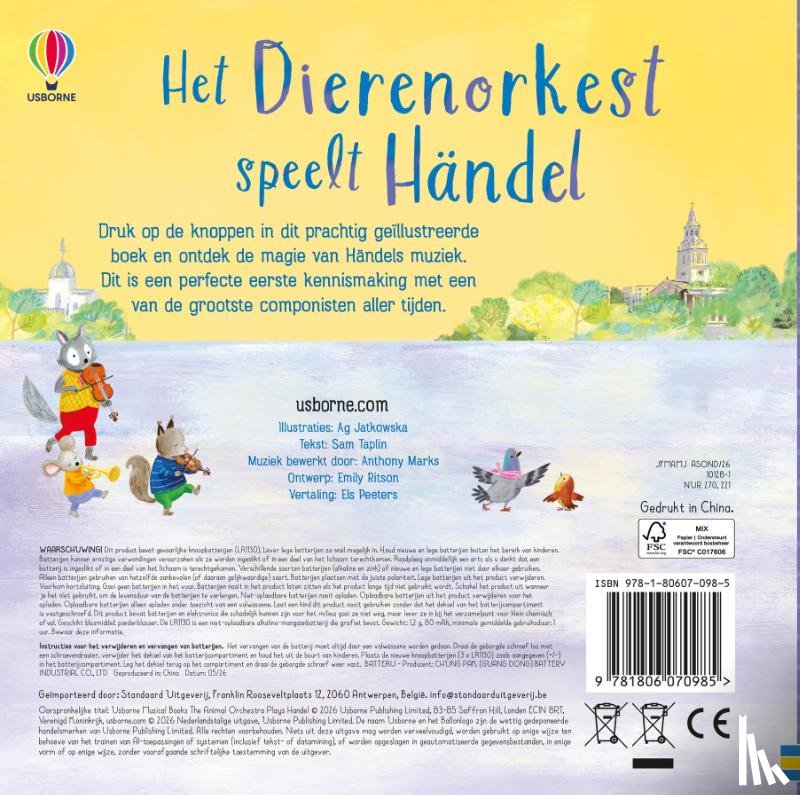 Taplin, Sam - Het Dierenorkest speelt Handel