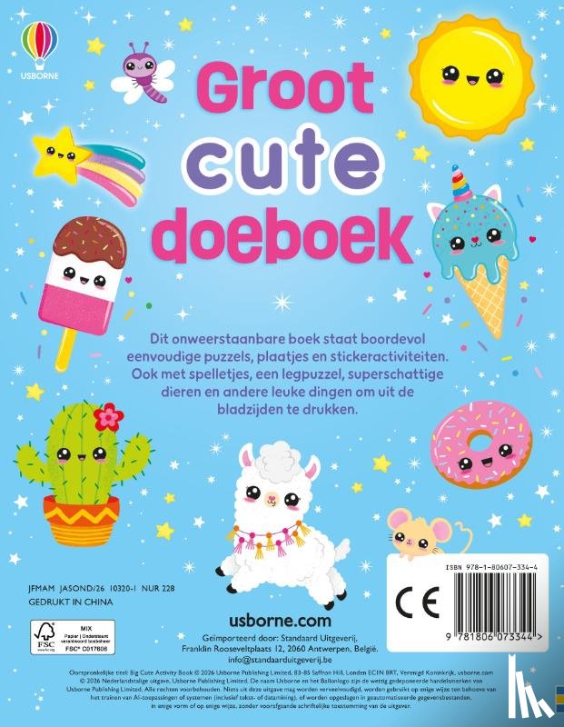 Robson, Kirsteen - Groot cute doeboek