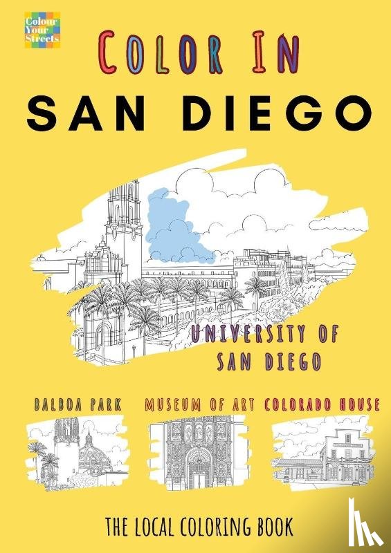 Colour Your Streets - San Diego Coloring Book