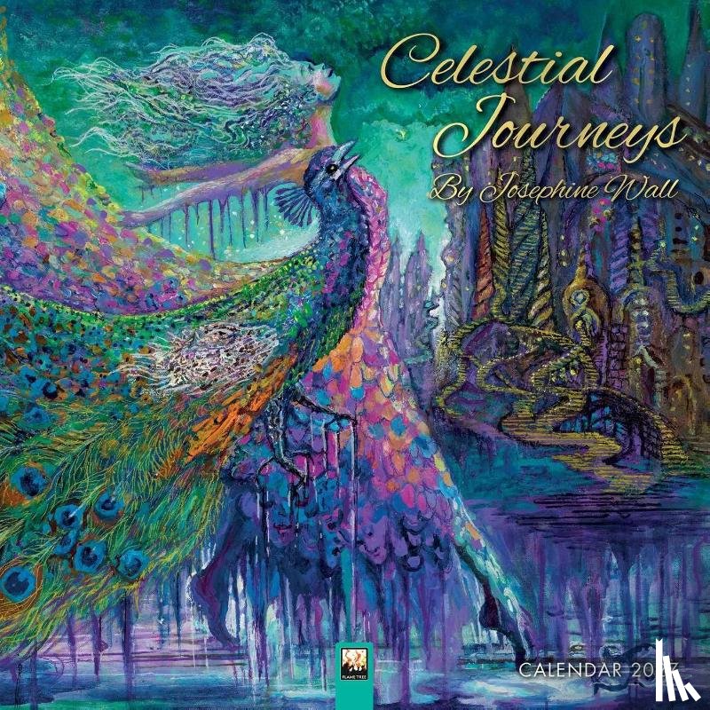 Flame, Tree - Celestial Journeys by Josephine Wall Calendar 2027 (Art Calendar)