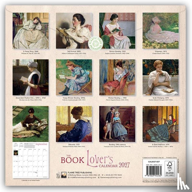 Flame, Tree - The Book Lover's Wall Calendar 2027 (Art Calendar)
