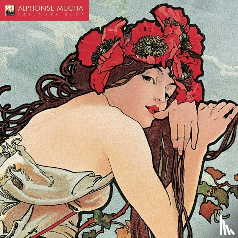 Flame, Tree - Alphonse Mucha Wall Calendar 2027 (Art Calendar)