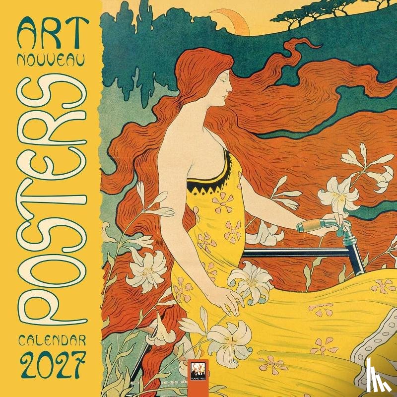 Flame, Tree - Art Nouveau Posters Wall Calendar 2027 (Art Calendar)