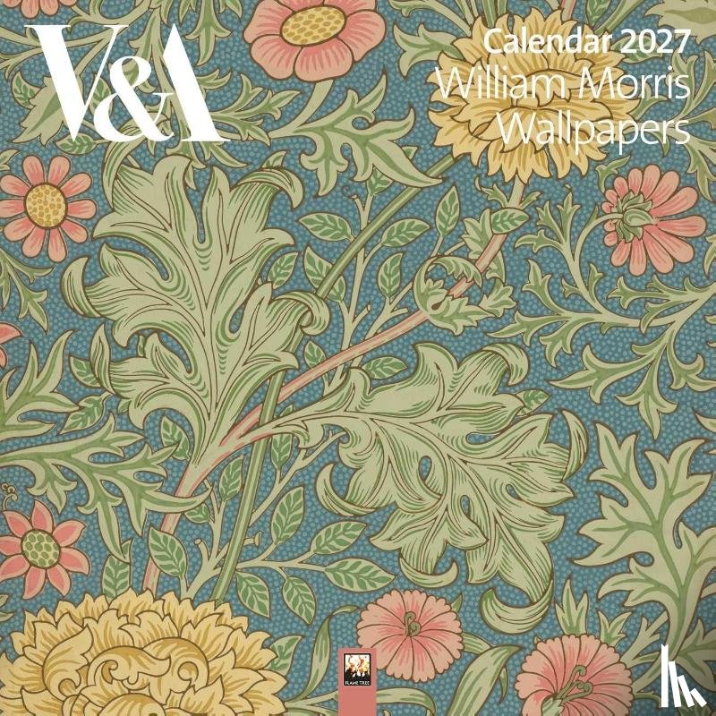 Flame, Tree - V&A: William Morris Wallpapers Wall Calendar 2027 (Art Calendar)