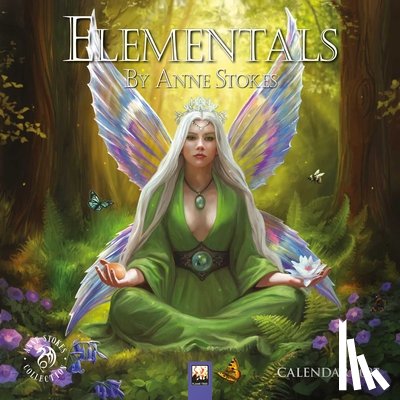Flame Tree Studio - Elementals by Anne Stokes Mini Wall Calendar 2027 (Art Calendar)