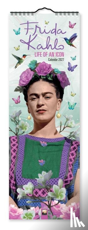 Flame, Tree - Frida Kahlo: Life of an Icon Slim Calendar 2027 (Art Calendar)