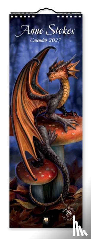 Flame, Tree - Anne Stokes Slim Calendar 2027 (Art Calendar)