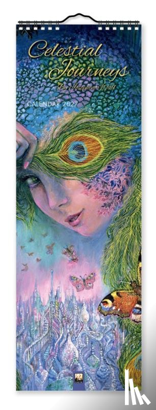 Flame, Tree - Celestial Journeys by Josephine Wall Slim Calendar 2027 (Art Calendar)