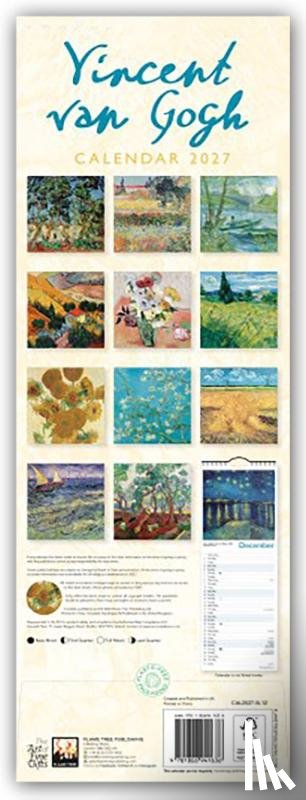 Flame, Tree - Vincent van Gogh Slim Calendar 2027 (Art Calendar)