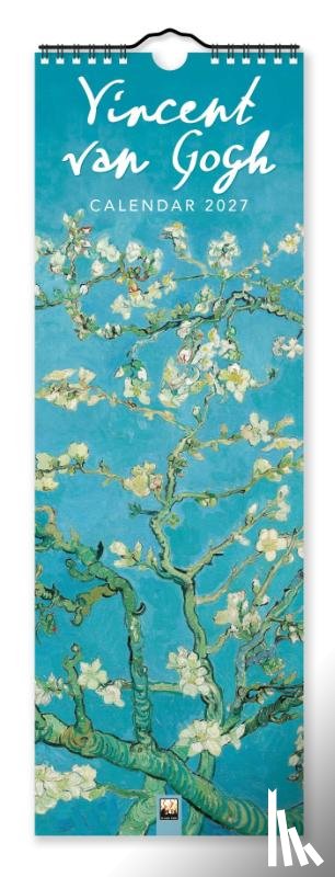 Flame, Tree - Vincent van Gogh Slim Calendar 2027 (Art Calendar)
