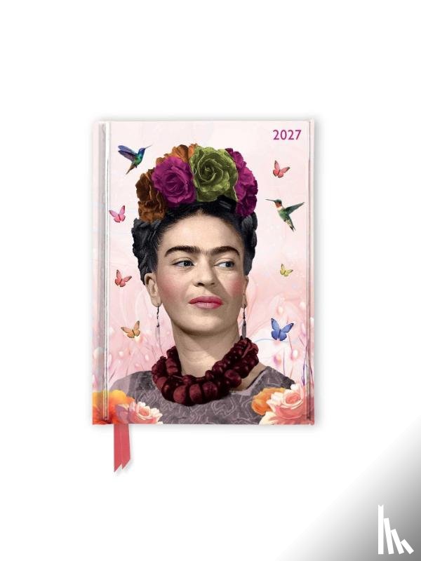 Flame, Tree - Frida Kahlo: Life of an Icon 2027 Luxury Pocket Diary Planner – Week to View