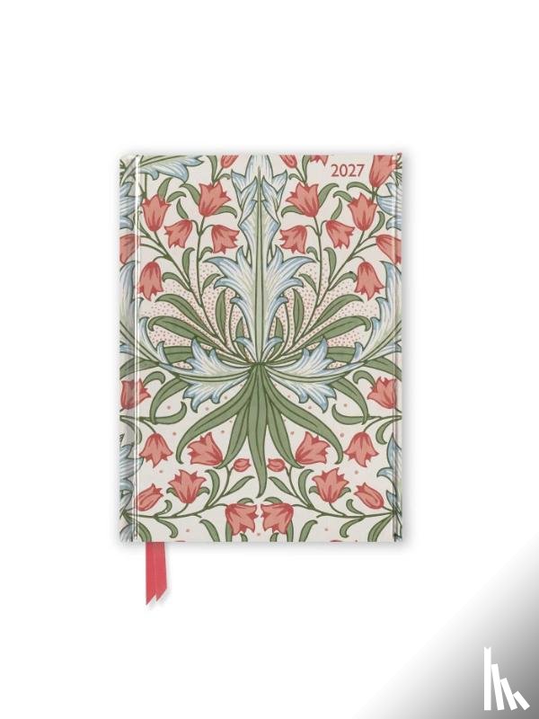 Flame, Tree - William Morris Gallery: Harebell 2027 Luxury Pocket Diary Planner - Week to View
