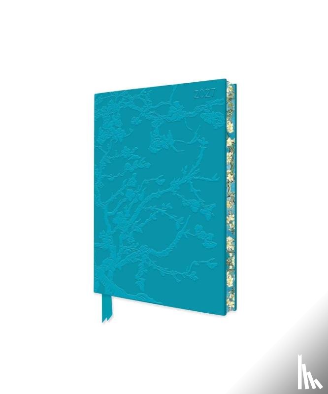 Flame, Tree - Vincent van Gogh: Almond Blossom 2027 Pocket Artisan Art Vegan Leather Diary – Week to View