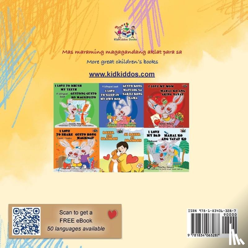 Books, Kidkiddos - Words in Pictures - My Day (Tagalog English Bilingual Children's Book)