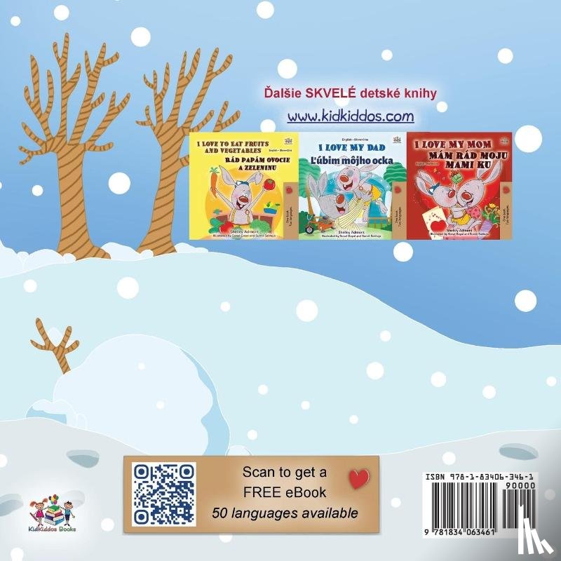 Admont, Shelley, Books, Kidkiddos - I Love Winter (Slovak Book for Kids)