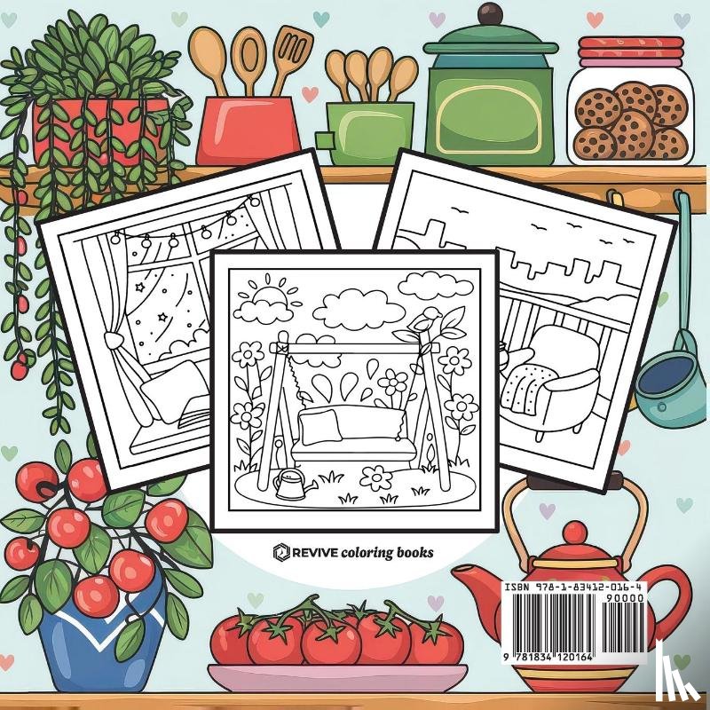 Revive Coloring Books - Bold & Easy Little Corner Coloring Book