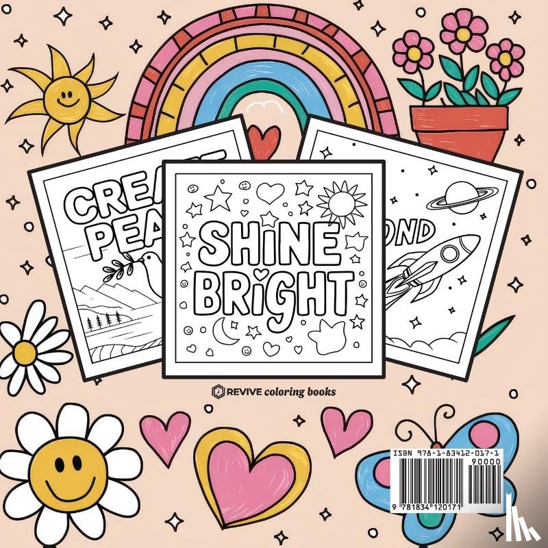 Revive Coloring Books - Bold & Easy Motivational Coloring Book