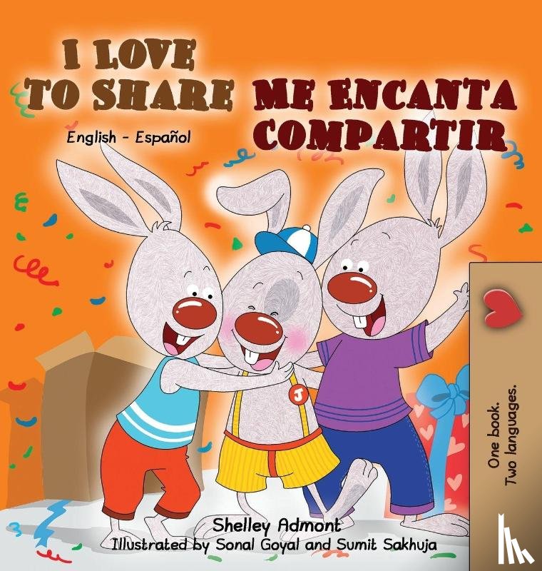 Admont, Shelley, Books, Kidkiddos - I Love to Share (English Spanish Bilingual Children's Book) second edition