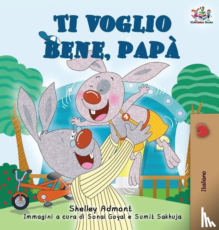 Admont, Shelley, Books, Kidkiddos - I Love My Dad (Italian children's book)